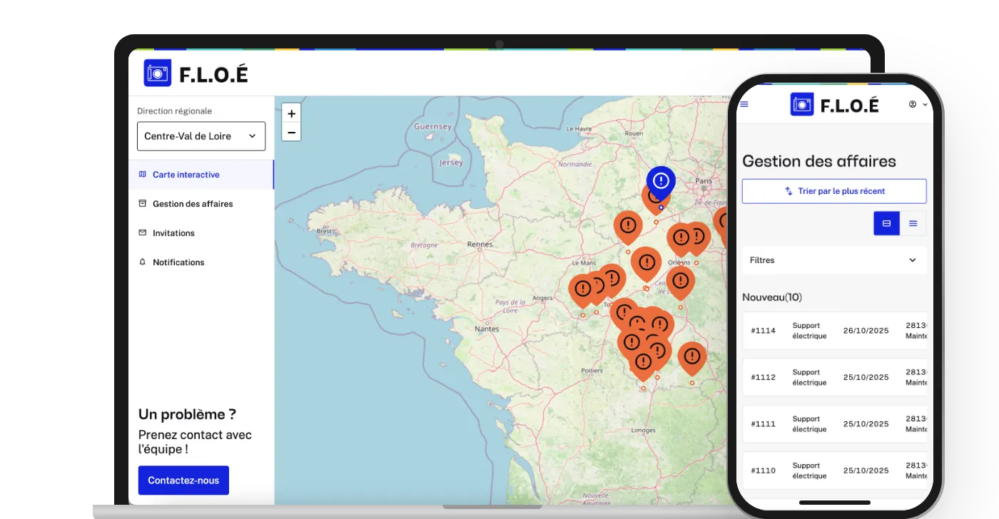 Aperçu du projet Refonte d'un back-office de signalement réseau pour Enedis