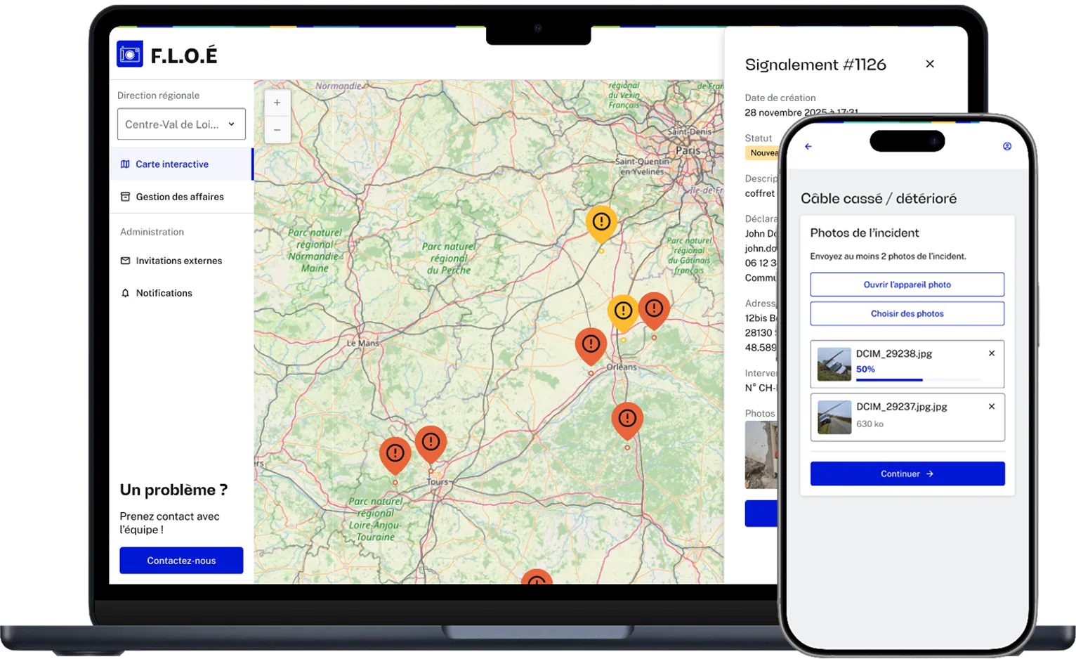 Aperçu du projet Refonte de la plateforme de signalement réseau d'Enedis