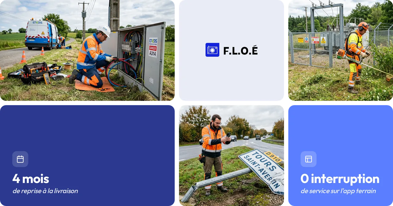 Détails du projet Refonte d'un back-office de signalement réseau pour Enedis