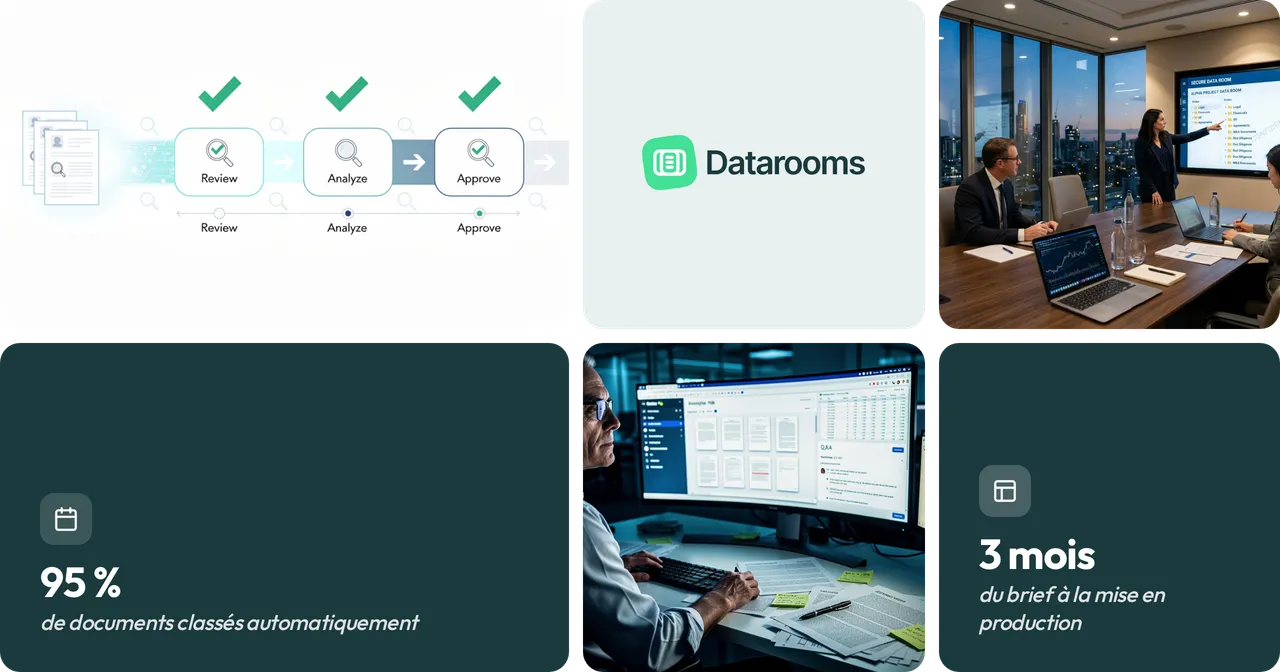 Détails du projet Classification documentaire IA pour data rooms M&A