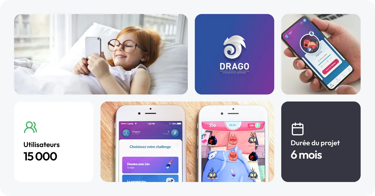 Détails du projet Drago, serious game mobile pour accompagner la désensibilisation allergénique